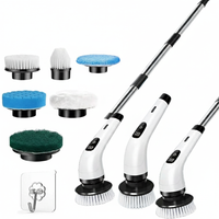 Household Cordless Spin Scrubber Kitchen Gadgets Hair Brushes Bathroom Broom Toilet Mops Electric Multipurpose Cleaning Brush