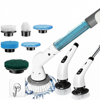 Household Cordless Spin Scrubber Kitchen Gadgets Hair Brushes Bathroom Broom Toilet Mops Electric Multipurpose Cleaning Brush